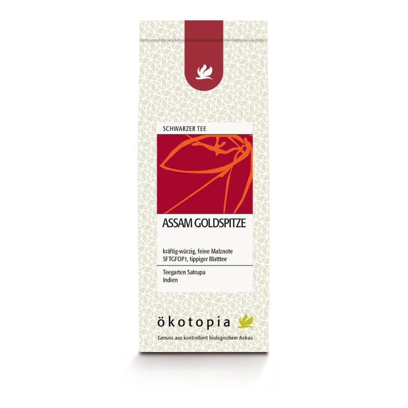 Ökotopia  Assam Goldspitze kbA 75g SR - Produktbild