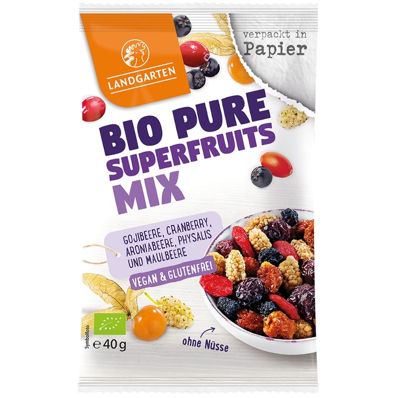 Landgarten Bio Pure Superfruits Mix 40g - Produktbild
