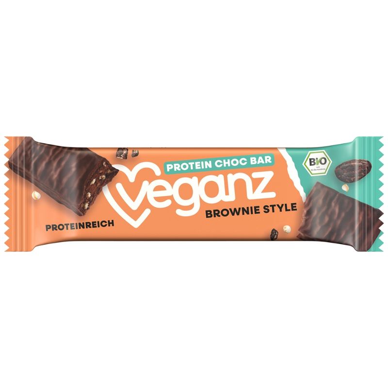 Veganz BIO Veganz Protein Choc Bar Brownie Style 50g - Produktbild