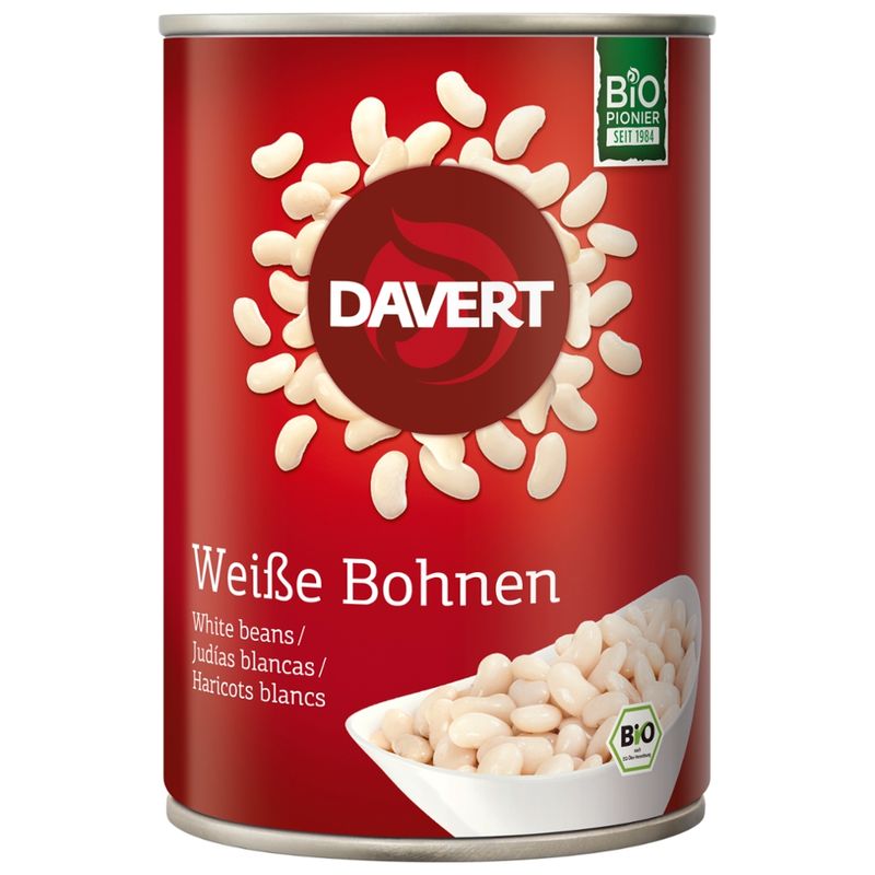 Davert Weiße Bohnen 400g - Produktbild