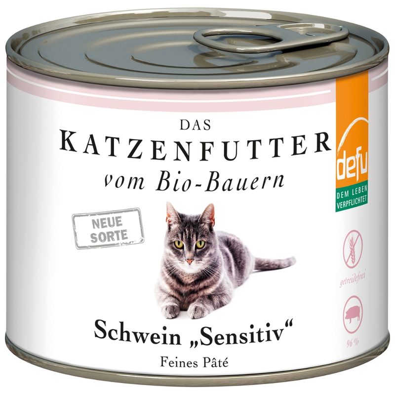 defu - Das Tierfutter vom Bio-Bauern Katze Schwein "Sensitiv" - Produktbild