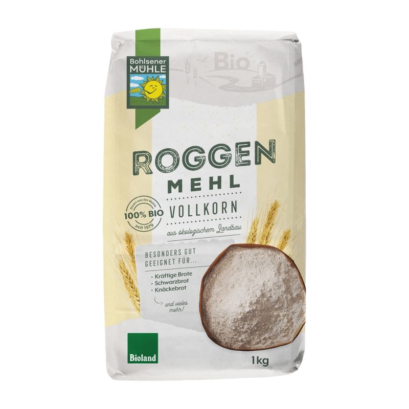 Bohlsener Mühle Roggenvollkornmehl - Produktbild