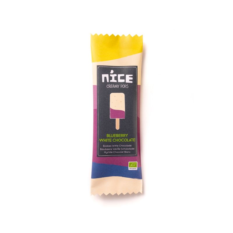 NICE NICE Eis Heidelbeere Weiße Schokolade BIO - Produktbild