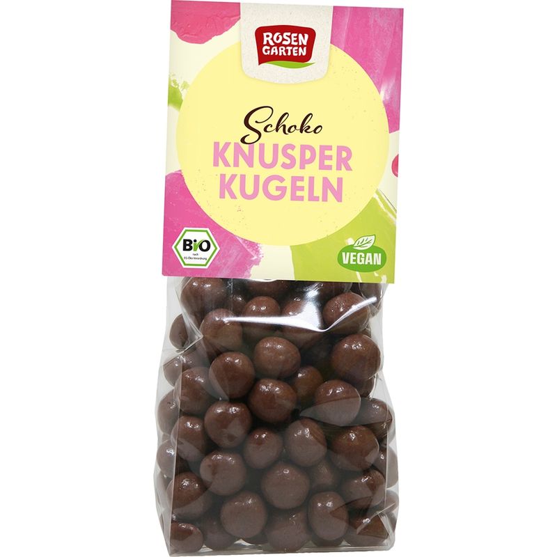 Rosengarten Vegane Schoko-Kugeln mit Knusperkern - Produktbild