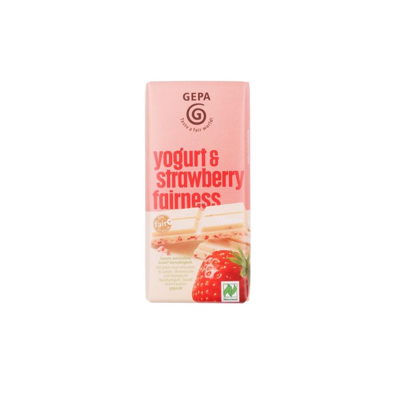 GEPA - The Fair Trade Company Bio yogurt & strawberry fairness - Produktbild