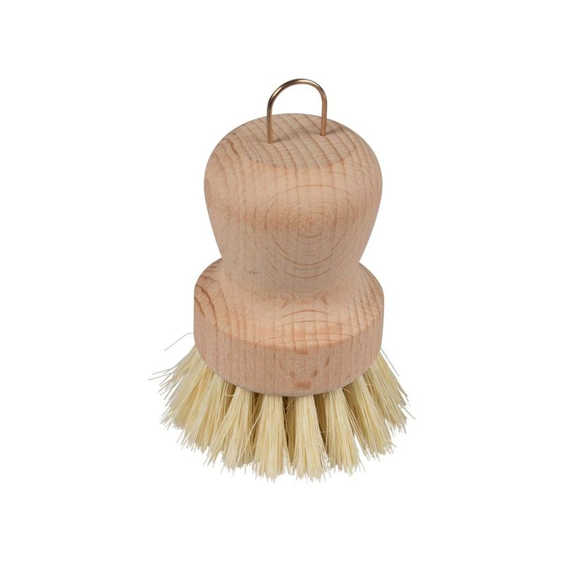 memo Handelsware Holz-Topfbürste mit mittelfesten Naturborsten - Produktbild