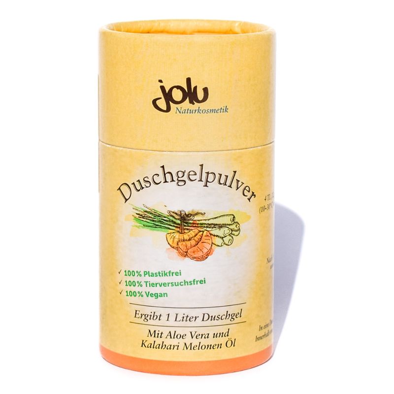 jolu Naturkosmetik Duschgelpulver Mandarine Lemongras - Produktbild
