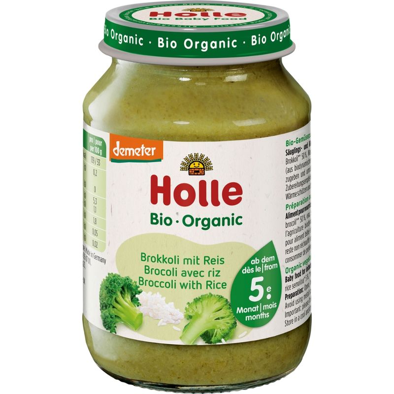 Holle  Brokkoli mit Reis - Produktbild