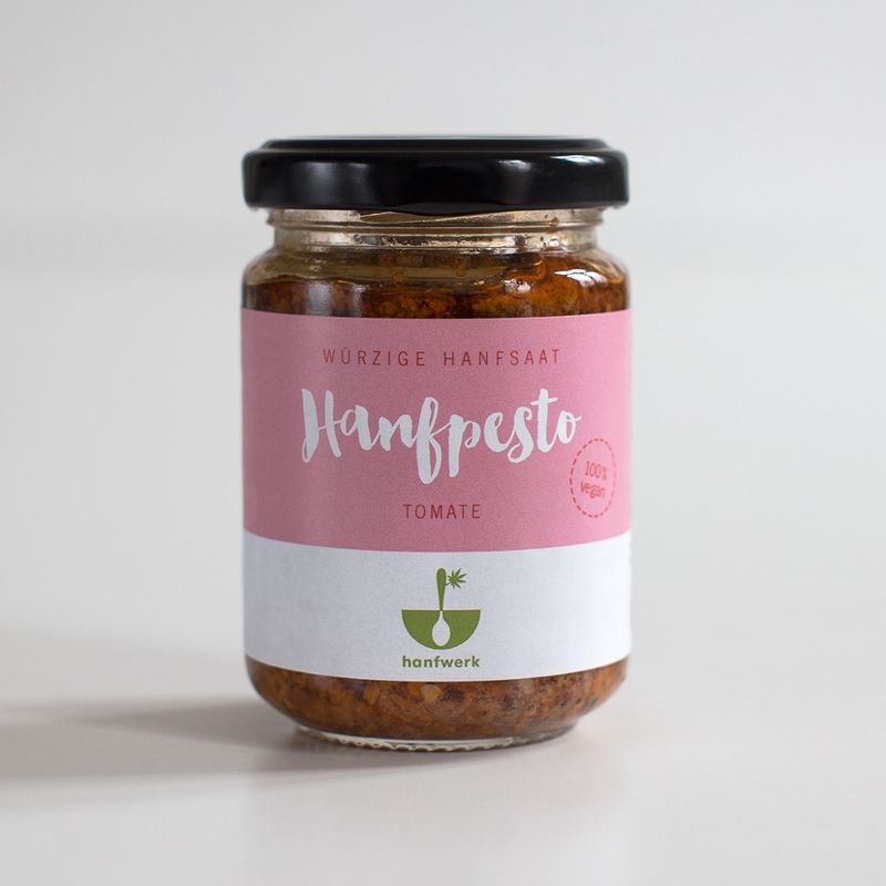 hanfwerk Feinkostmanufaktur UG Hanfpesto Tomate - Produktbild