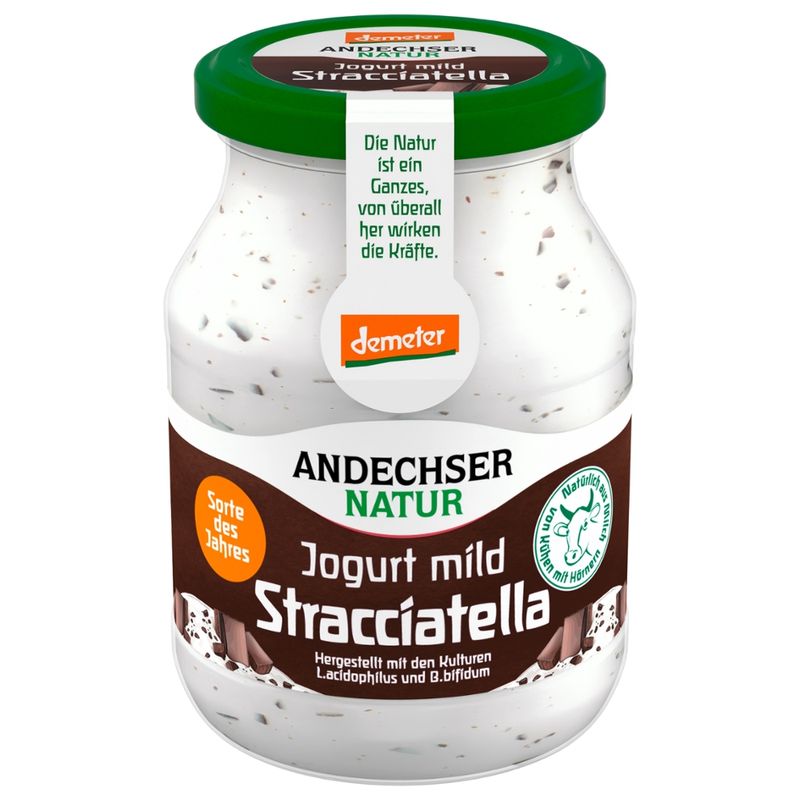 Andechser Natur AN demeter Jogurt mild Stracciatella 3,8% - Produktbild