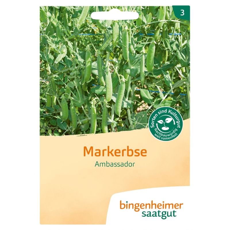 Bingenheimer Saatgut Ambassador - Markerbse (Saatgut) - Produktbild