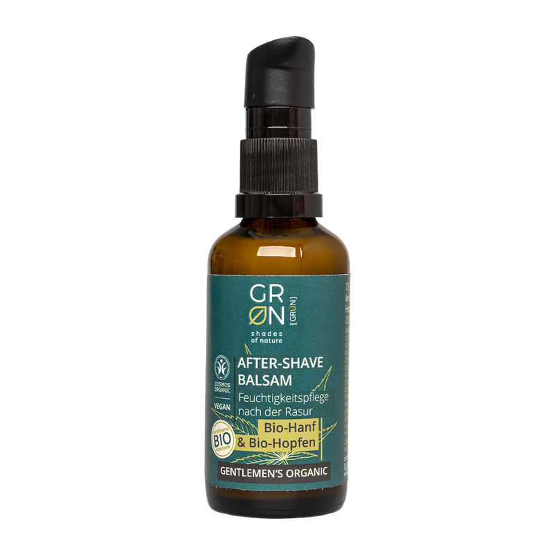 GRN GRN [GRÜN] After-Shave Balsam Feuchtigkeitspflege Bio-Hanf & Bio-Hopfen - Gentlemen's Organic - Produktbild