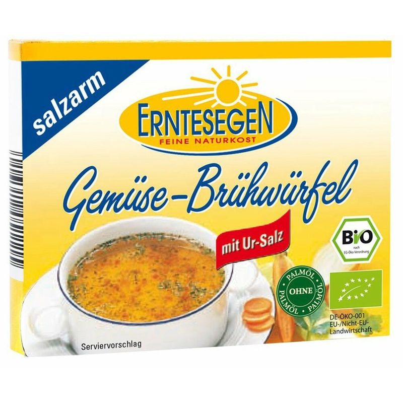 Erntesegen Gemüse-Brühwürfel -salzarm- - Produktbild