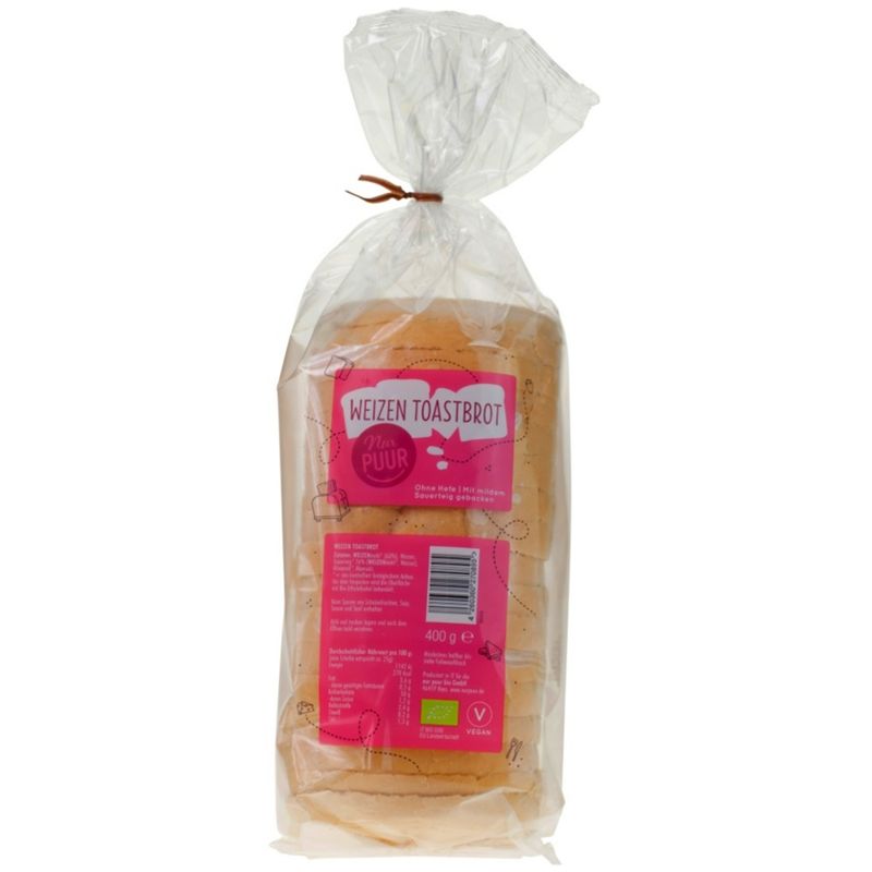 Nur Puur Weizen Toastbrot - Produktbild
