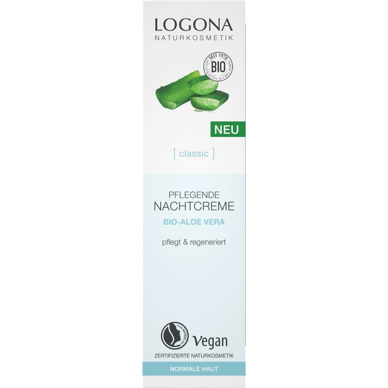 Logona CLASSIC Pflegende Nachtcreme Bio-Aloe Vera - Produktbild