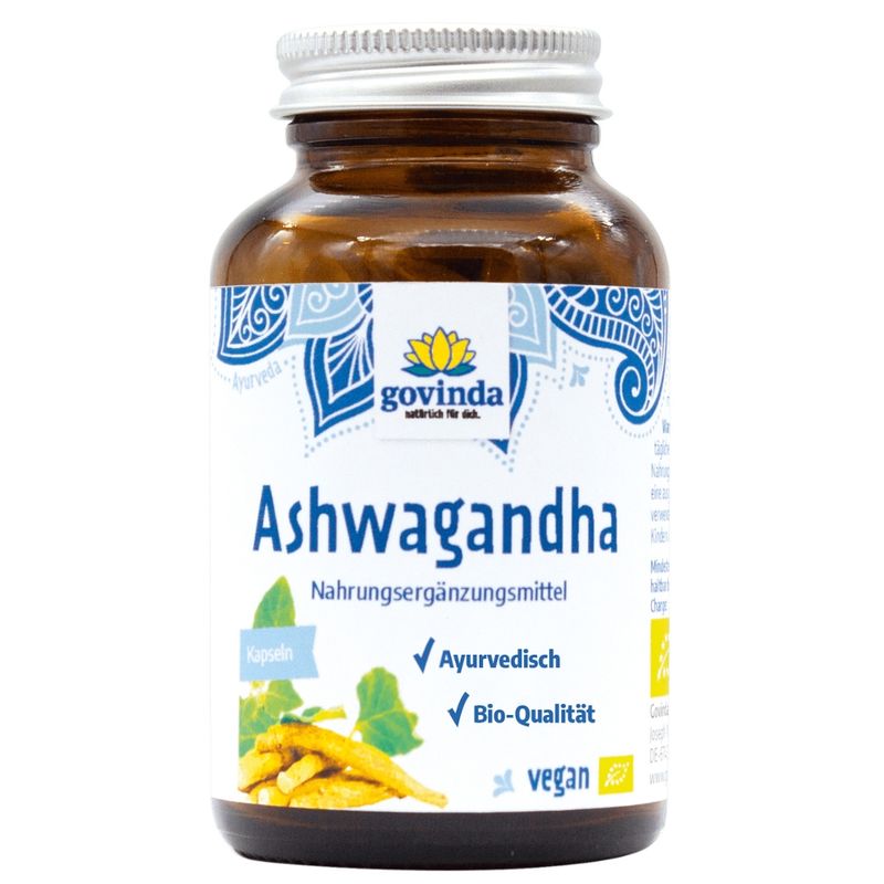 Govinda Bio Ashwagandha-Kapseln 45 g - Produktbild