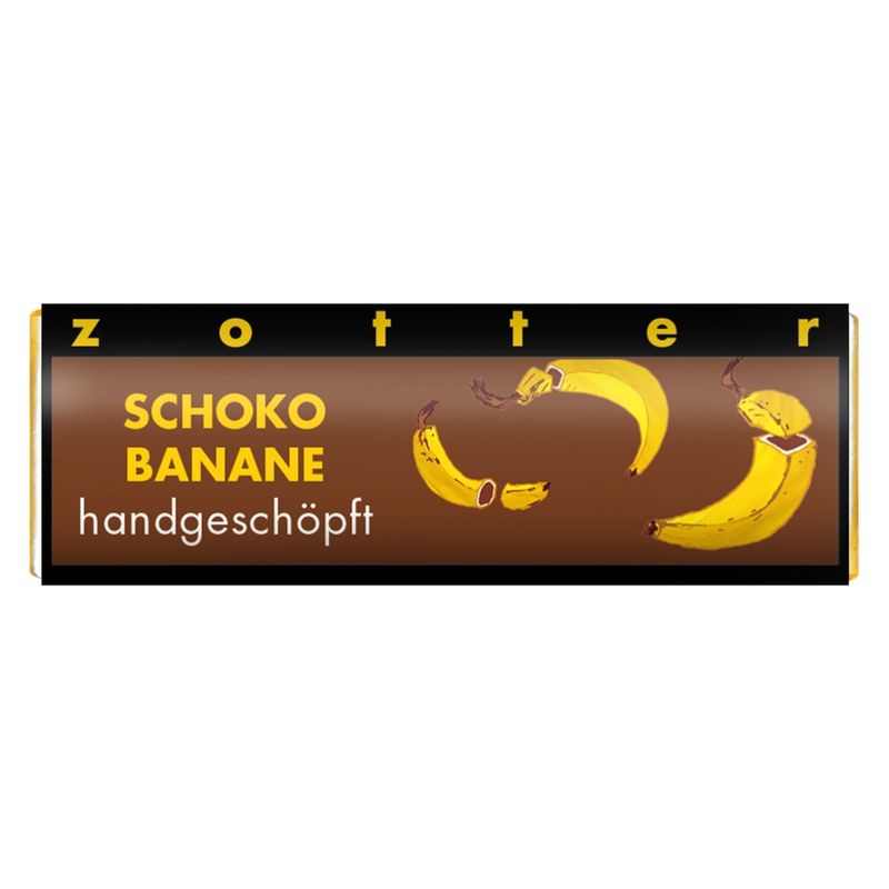 Zotter Schokolade Schoko-Mini Schokobanane - Produktbild