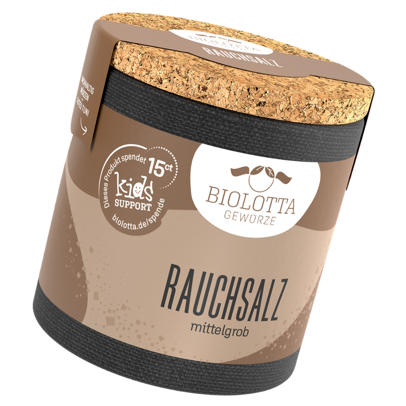Biolotta Biolotta Korkdose Rauchsalz (über Fichtenholz und Wacholder geräuchert) - Produktbild