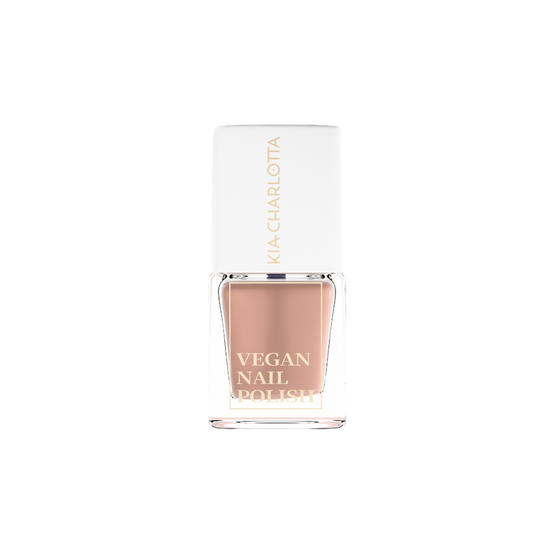 Kia-Charlotta Kia-Charlotta, Veganer Nagellack Sun-Kissed (Roségold), Bis zu 87% natürlich, 100% pflanzliche Lösungsmittel, Zertifiziert Vegan, Made in Germany, Premium Qualität, 5ml - Produktbild