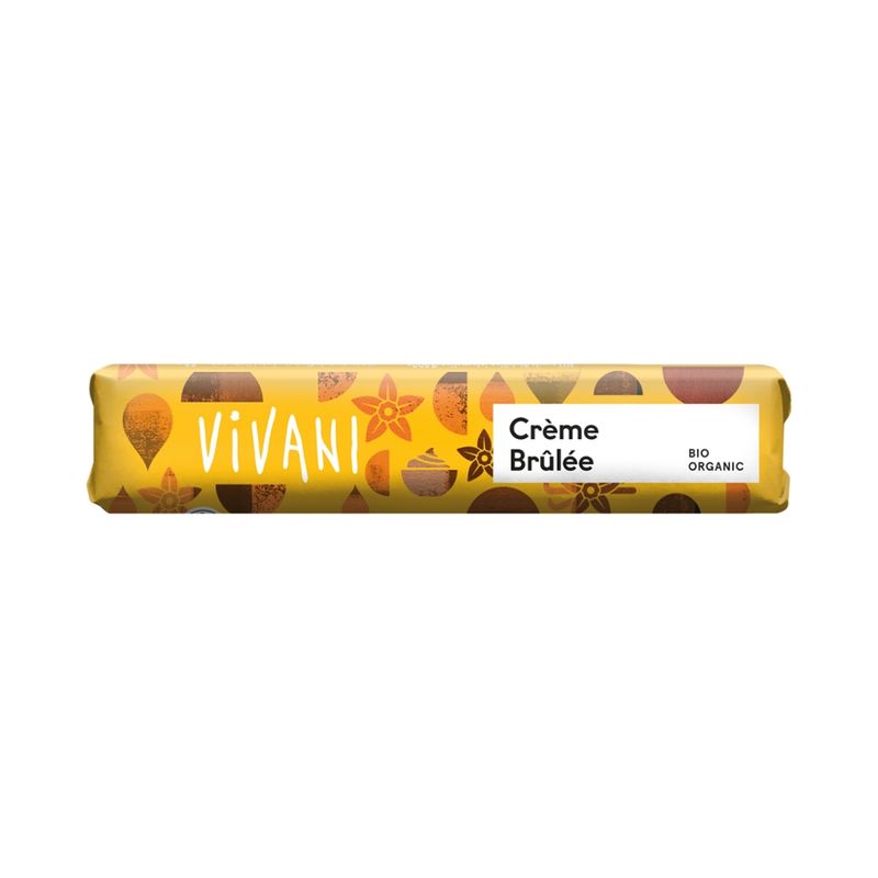 Vivani Crème Brûlée Schokoriegel - Produktbild