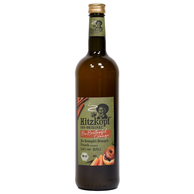 Bio Hitzkopf Bio Hitzkopf Bratapfel-Orangen Punsch mit Alkohol - Produktbild