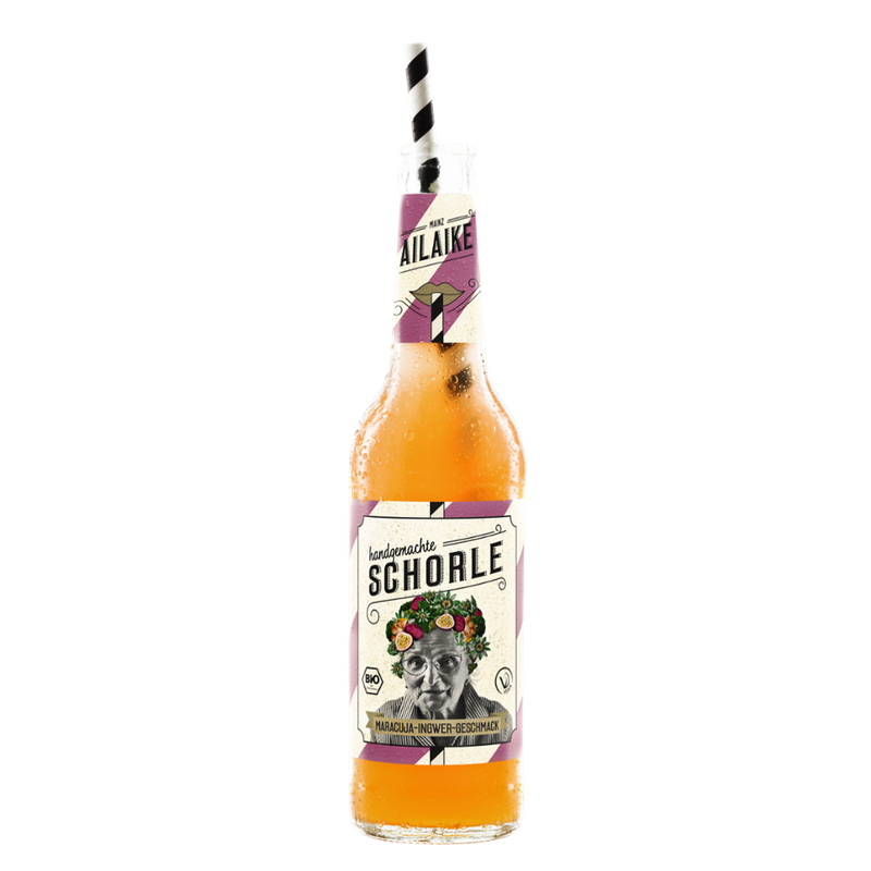 AiLaike Natural Beverages  AiLaike Maracuja-Ingwer Schorle - Produktbild