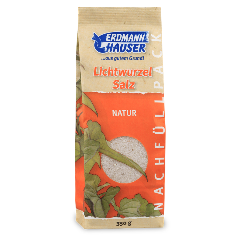 ErdmannHAUSER Getreideprodukte ErdmannHAUSER Lichtwurzel Salz natur im Nachfüllpack - Produktbild