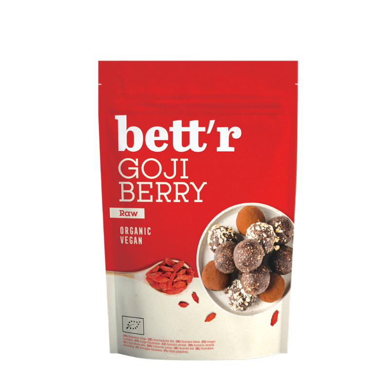 Bett'r Bett`r Bio Goji Beeren, getrocknet,  (100 g) - Produktbild