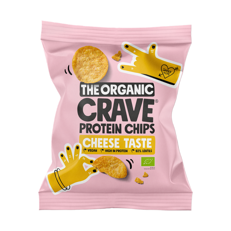 The Organic Crave The Organic Crave Protein Chips Cheese Taste 30g - Produktbild