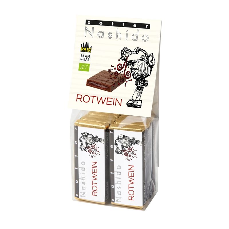 Zotter Schokolade Nashido Rotwein (+) - Produktbild