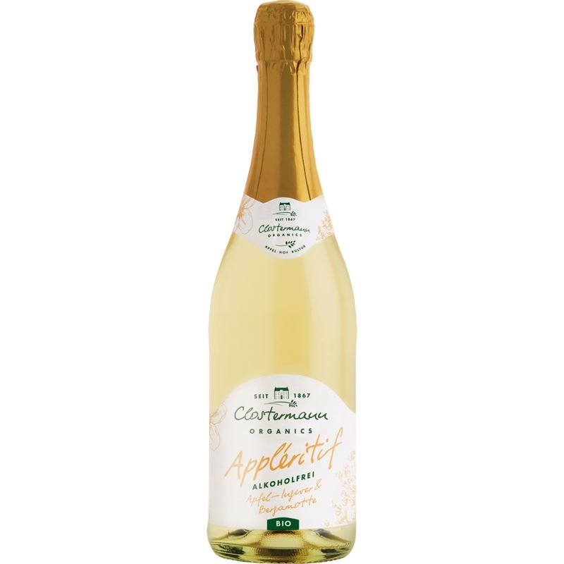 Clostermann Appléritif Apfel - Ingwer & Bergamotte (alkoholfrei) - Produktbild
