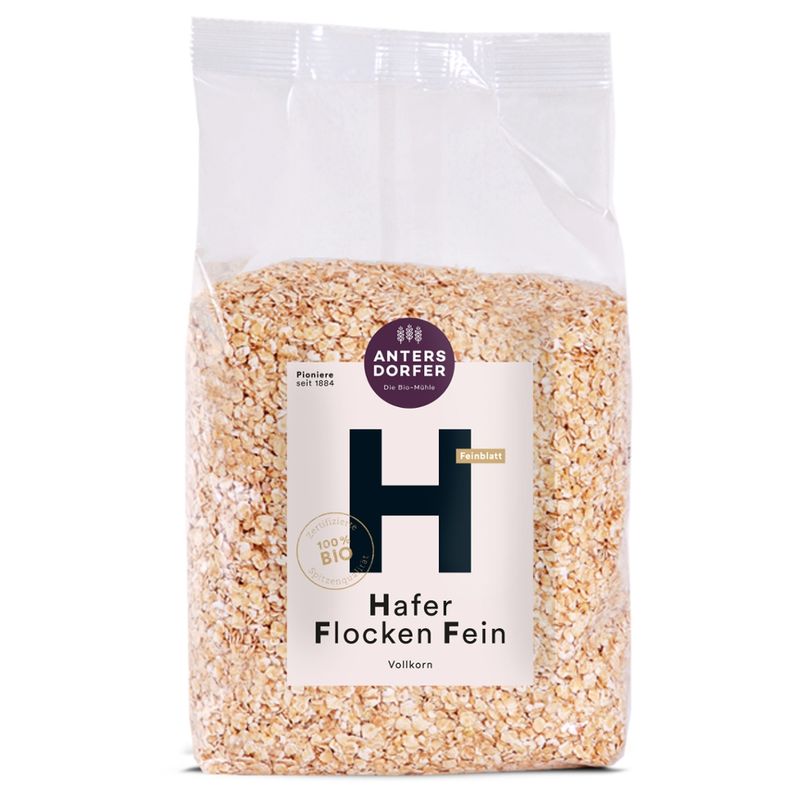 Antersdorfer - Die Bio-Mühle Bio Hafer Flocken Fein (Vollkorn) - Produktbild