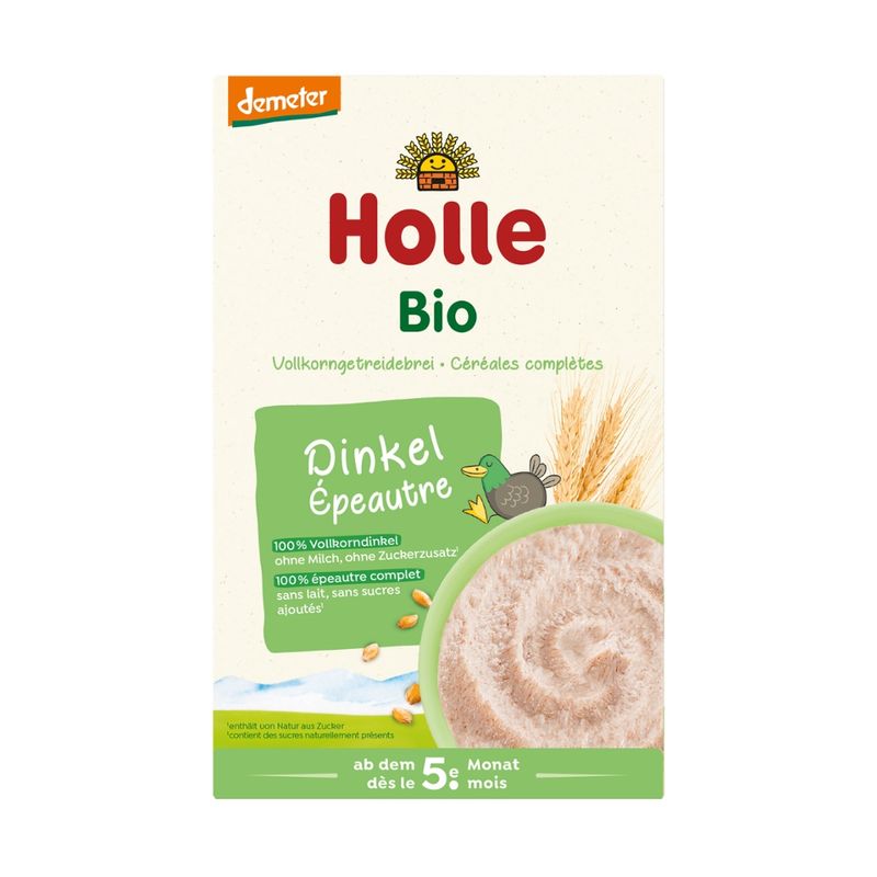 Holle  Bio-Vollkorngetreidebrei Dinkel - Produktbild