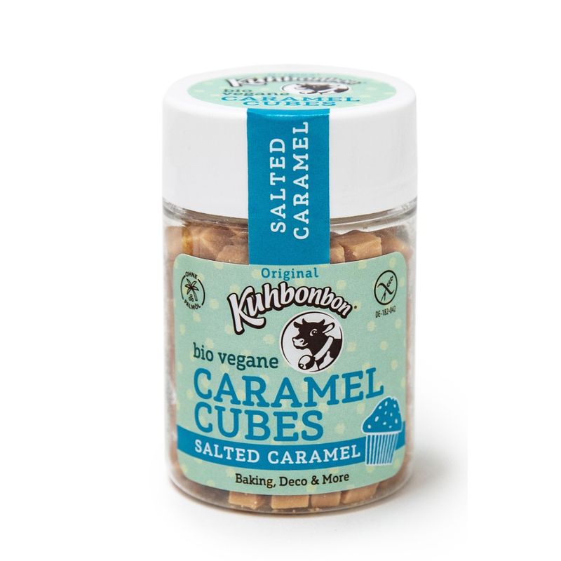 Kuhbonbon Kuhbonbon Bio Vegan Caramel Cubes Salted 65g - Produktbild