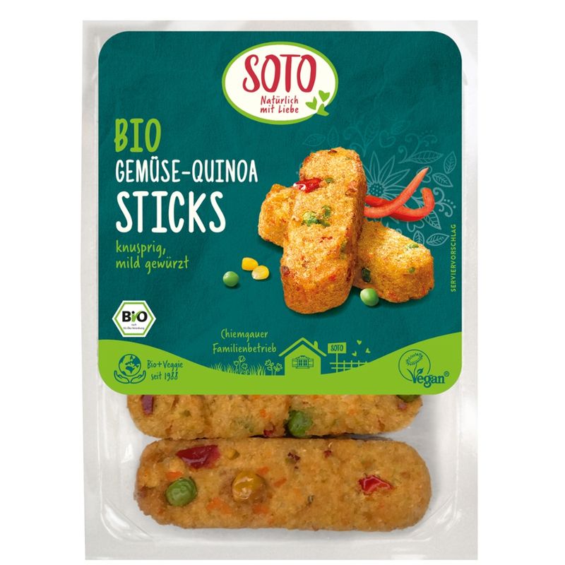 SOTO Bio Gemüse-Quinoa Sticks - Produktbild