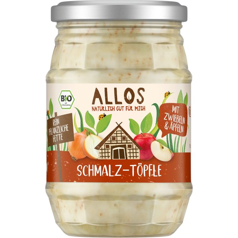 Allos Schmalz-Töpfle mit Zwiebeln und Äpfeln - Produktbild