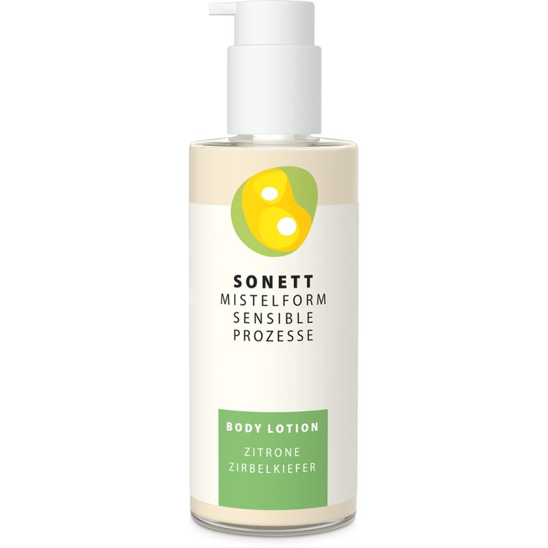 SONETT MISTELFORM. SENSIBLE PROZESSE Body Lotion Zitrone-Zirbelkiefer - Produktbild