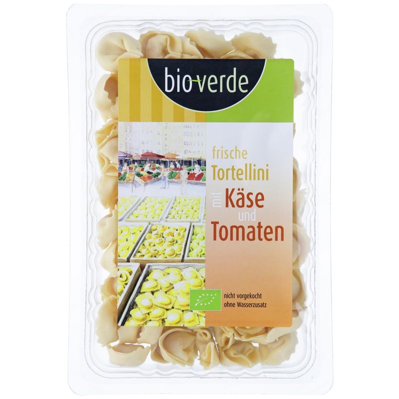 bio-verde Frische Tortellini mit Käse und Tomaten 200 g - Produktbild