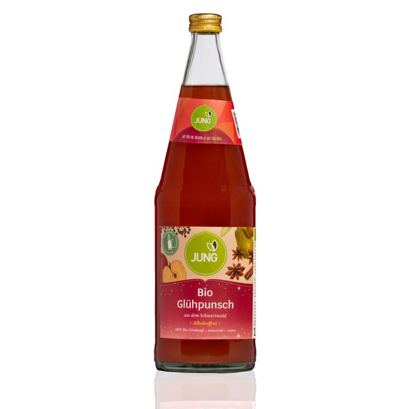 Jung Fruchtsäfte Jung Bio Glühpunsch ohne Alkohol aus dem Schwarzwald - Produktbild