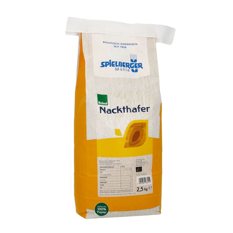 Spielberger Mühle Nackthafer, bioland – für Familien & Vorrat - Produktbild