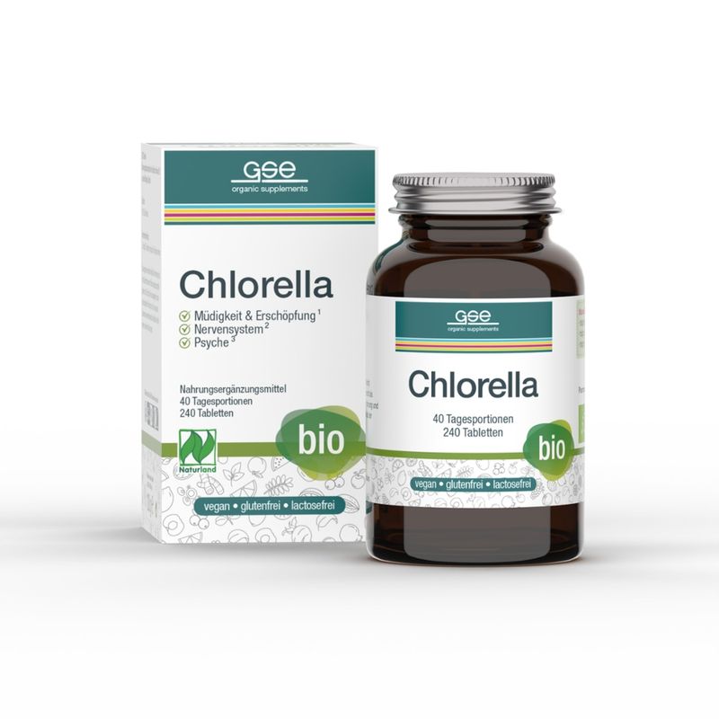 GSE  BIO Chlorella, 240 Tabletten à 500 mg - Produktbild