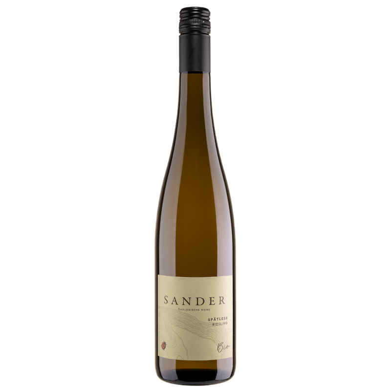 Sander – ökologische Weine Riesling Spätlese fruchtsüß - Produktbild
