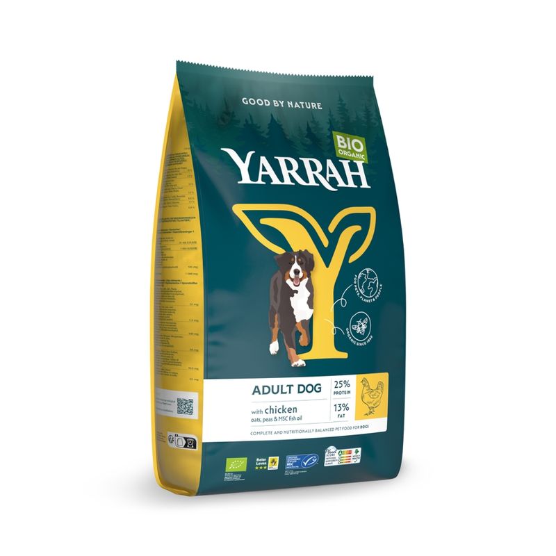 Yarrah Organic Petfood Yarrah Bio Hund Trockenfutter Erwachsene Huhn - Produktbild