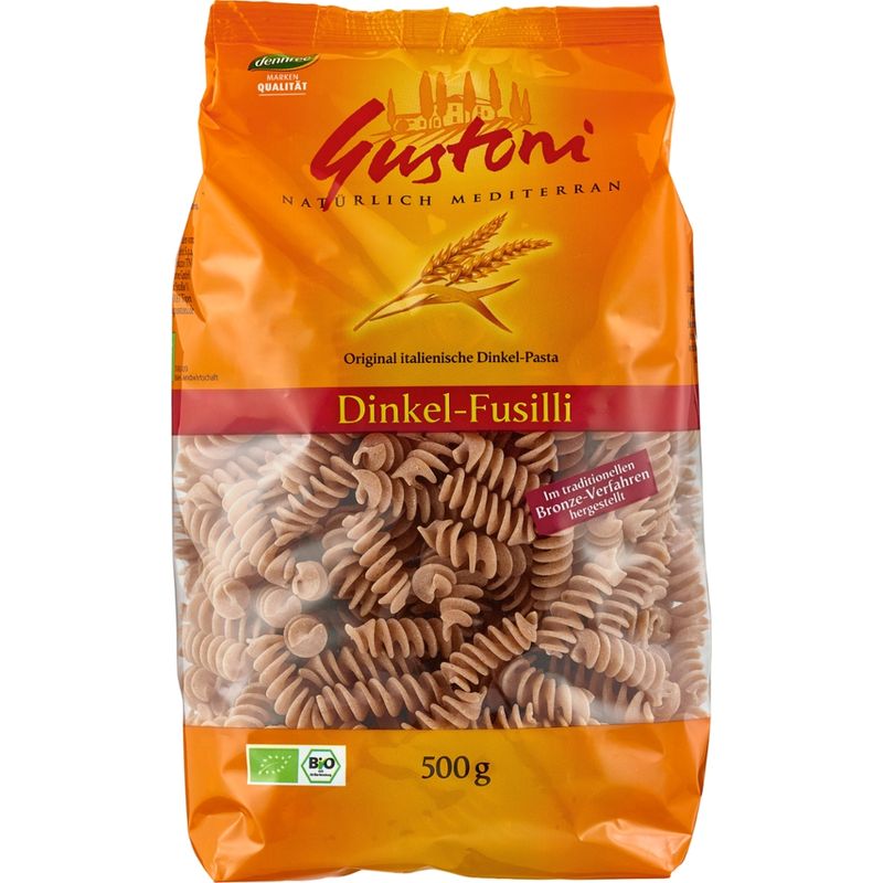 Gustoni Dinkel-Fusilli, Original italienische Dinkel-Pasta - Produktbild