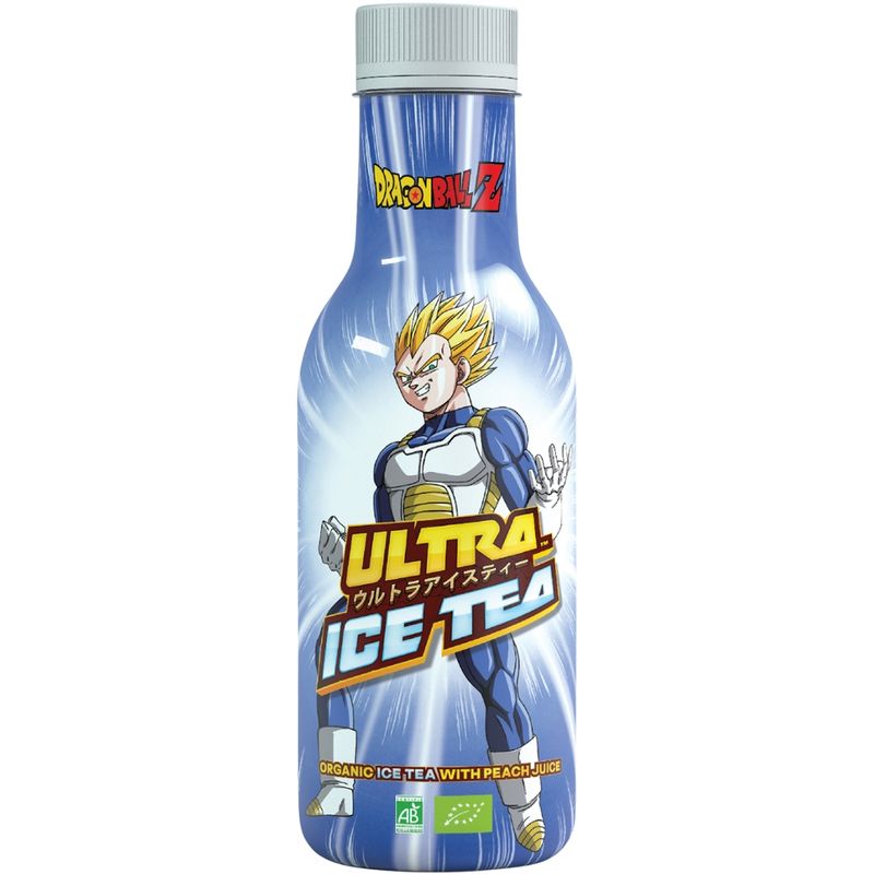 ULTRA ICE TEA Bio Eistee, DBZ Vegeta, Pfirsich - Produktbild