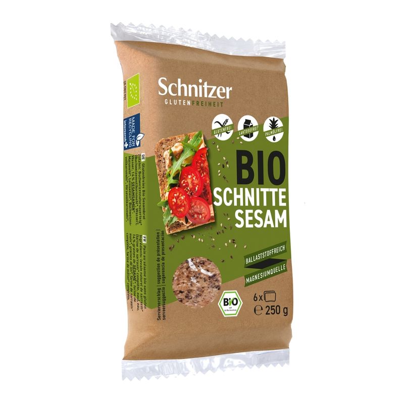 Schnitzer GLUTENFREIHEIT Bio Schnitte Sesam - Produktbild