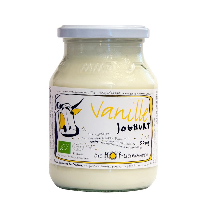 Die Hoflieferanten Vanille Joghurt 3,8% Fett - Produktbild