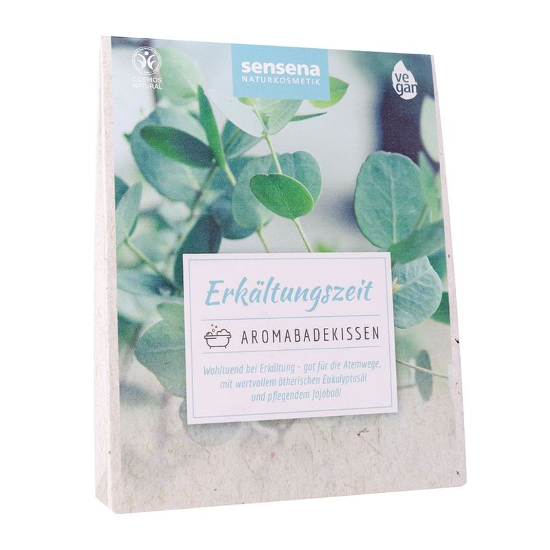 sensena Naturkosmetik Aromabadekissen "Erkältungszeit", 60 g - Produktbild