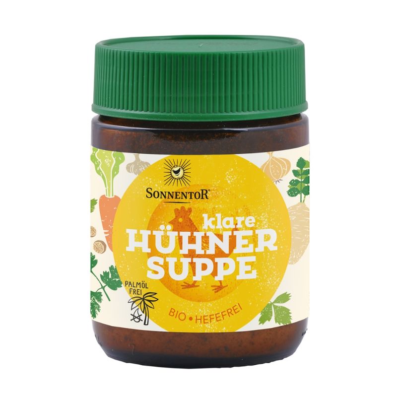Sonnentor Hühnersuppe klar, Glas - Produktbild