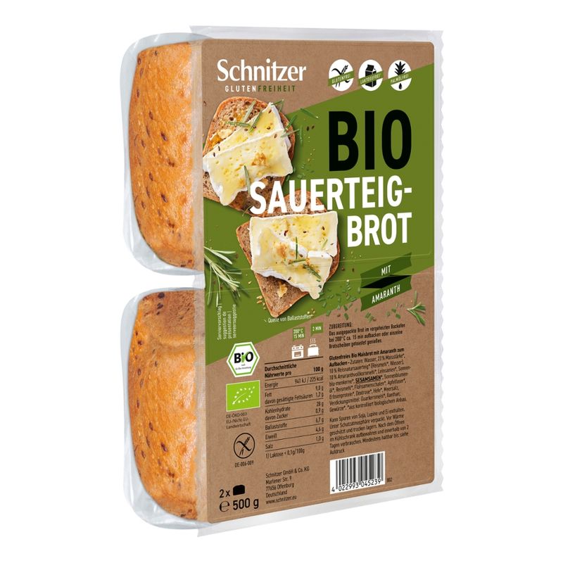 Schnitzer GLUTENFREIHEIT Bio Sauerteigbrot mit Amaranth - Produktbild